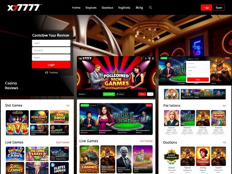 Official promotional website for x777 login register.com – your gateway to secure access and instant registration for online casino games, sports betting, and exclusive gambling offers. Find verified user data, expert reviews, and direct links to create your account now.